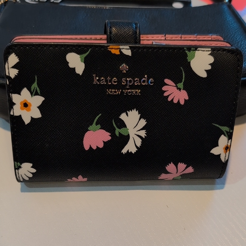 kate spade Madison Bi-Fold Wallet, Floral Waltz, NWOT